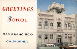 Greetings Sokol San Francisco, CA Postcard Postcard Postcard