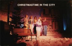 Christmastime in the City Postcard