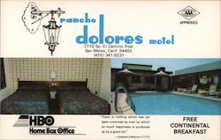 Rancho Dolores Motel Postcard