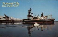 Redwood City Deep Water Port California Postcard Postcard Postcard