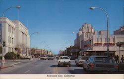 Redwood City, California Broadway San Mateo County Courthouse Postcard Postcard Postcard