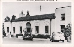 United States Post Office, Redwood City, California Postcard