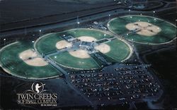 Twin Creeks Softball Complex in Sunnyvale California Postcard Postcard Postcard