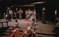 The Play Scene from Hamlet, 1966, California Shakespeare Festival Santa Clara, CA Postcard Postcard Postcard