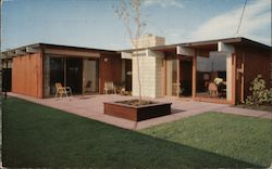 Terrace View of an Eichler Home in Northern California Postcard Postcard Postcard