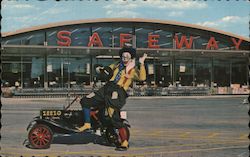 Safeway Supermarket - Zeezo says Postcard