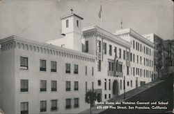 Notre Dame dos Victoires Convent and School San Francisco, CA Postcard Postcard Postcard