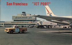 Jet Port- San Francisco International Airport California Postcard Postcard Postcard