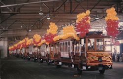 Cable Car Charters- San Francisco's Original Cable Cars- Motorized Cable Cars for Charter- 2830 Geary Blvd. California Ed Gilmor Postcard