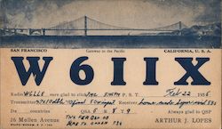 W611X Gateway to the Pacific San Francisco California, U.S.A. Postcard