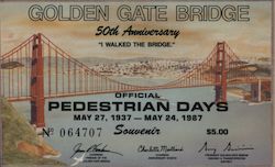 Golden Gate Bride 50th Anniversary San Francisco, CA Other Ephemera Ephemera Ephemera