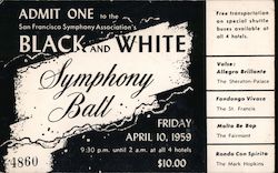 San Francisco Symphony Association Postcard