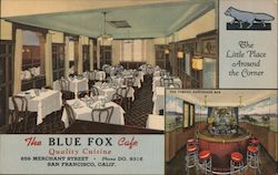 The Blue Fox Cafe San Francisco, CA Postcard Postcard Postcard