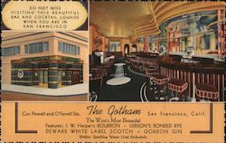 The Gotham San Francisco, CA Postcard Postcard Postcard