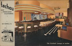 The Cocktail Lounge at techau San Francisco, CA Postcard Postcard Postcard