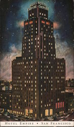 Hotel Empire San Francisco, CA Postcard Postcard Postcard