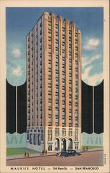 Maurice Hotel San Franicsco San Francisco, CA Postcard Postcard Postcard