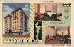 Hotel Herald, Eddy at Jones St. Postcard