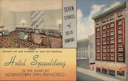 Hotel Spaulding Postcard