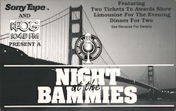 KFOG - Nighat at the Bammies San Francisco, CA Postcard Postcard Postcard