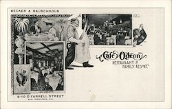 Cafe Odeon REstaurant & Family Resort Postcard