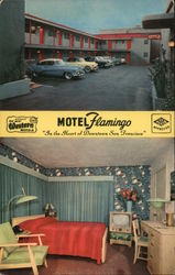 Motel Flamingo Postcard