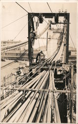 Working on the Golden Gate Bridge San Francisco, CA Postcard Postcard Postcard