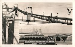 Cable Spinning - Oakland Bay Bridge San Francisco, CA Postcard Postcard Postcard