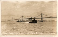 San Francisco - Oakland Bay Bridge California Postcard Postcard Postcard