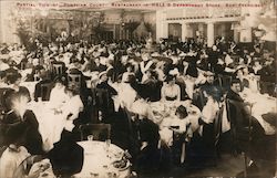 Partial View of "Pompeian Court" Restaurant in Hale's Department Store San Francisco, CA Postcard Postcard Postcard