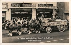 The Famous and Only Dinty Moore's Eastside Beer Wagon Postcard