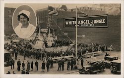 White Angel Jungle Postcard