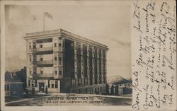 Scott Griffin Apartments, S.E. Cor. Oak and Steiner Sts. Postcard