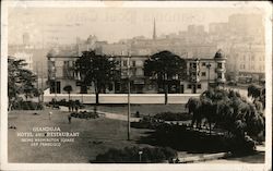 Gianduja Hotel and Restaurant - Facing Washington Square San Francisco, CA Postcard Postcard Postcard