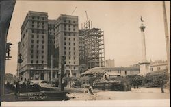 Hotel St. Francis Under Construction San Francisco, CA Postcard Postcard Postcard