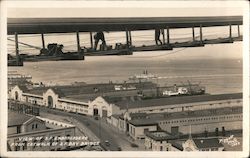 View of S.F. Enbaracdero from Catwalk of S.F. Bry Bridge San Francisco, CA Postcard Postcard Postcard