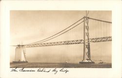 Oakland Bay Bridge San Francisco, CA Postcard Postcard Postcard