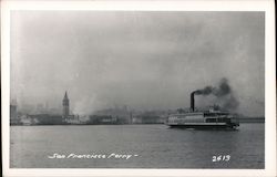 San Francisco Ferry California Postcard Postcard Postcard