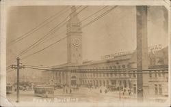 Ferry Building, Embarcadero Postcard