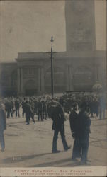 Ferry Building, Clock Stopped By Earthquake San Francisco, CA Postcard Postcard Postcard