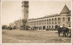 Ferry Building Scene Postcard