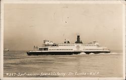 Sausalito Ferry - Str. Eureka Postcard