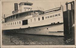 River Boat "Schome" Postcard