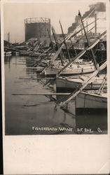 Fisherman's Wharf - San Francisco Bay Postcard