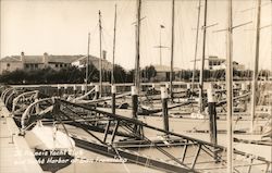 St. Francis Yacht Club and Yacht Harbor of San Francisco California Postcard Postcard Postcard