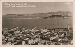 Filling in Ground for the Golden Gate International Exposition Postcard