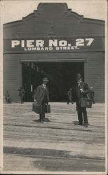 Pier No. 27 Lombard Street Postcard