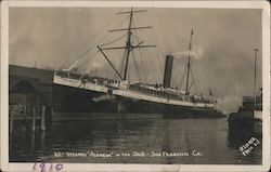 Steamer "Alameda" In The Dock San Francisco, CA Boats, Ships Postcard Postcard Postcard