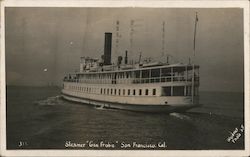 Steamer "Gen. Frisbie" San Francisco, CA Steamers Postcard Postcard Postcard