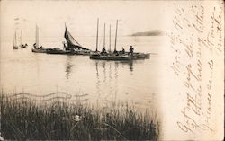 Sailboats on the Water Postcard